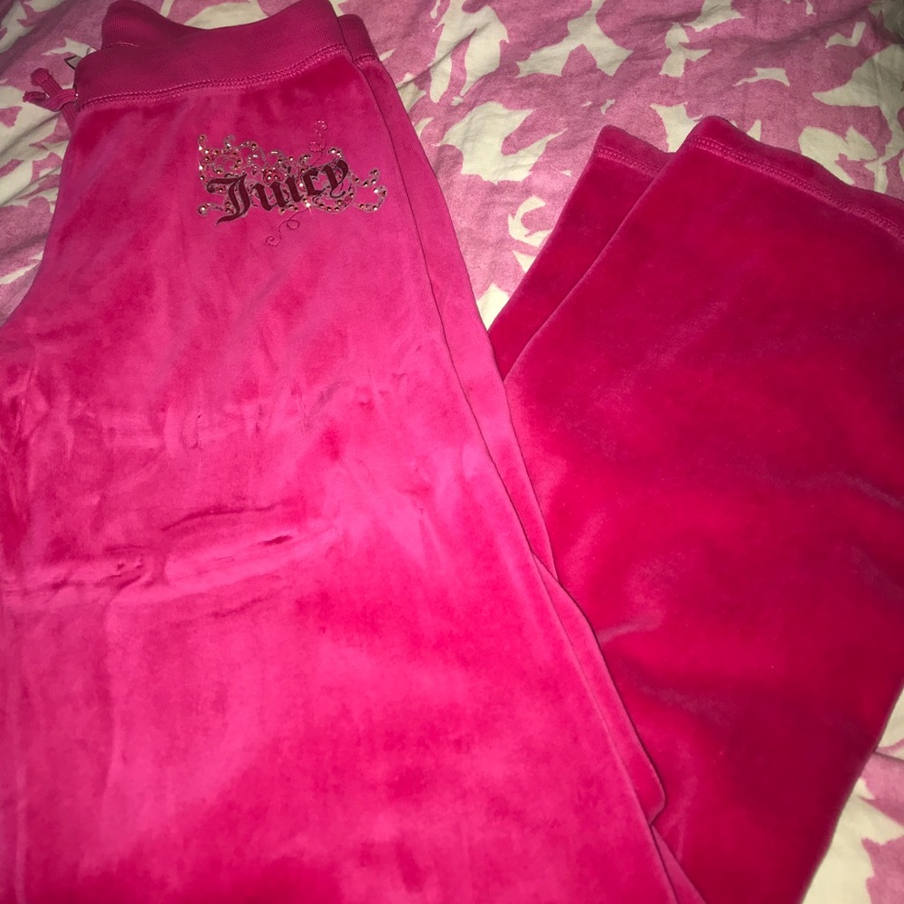 Girl Juicy Couture Velour Pants